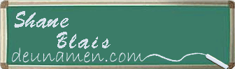 Shane Blais Visitenkarte